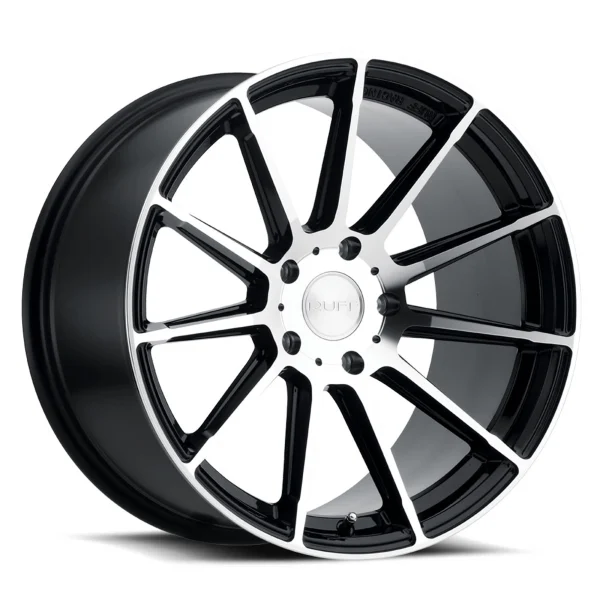 Ruff – RS2 – Black – 18″x10″ 25mm – Summer Wheels – 1810R2S255114F76
