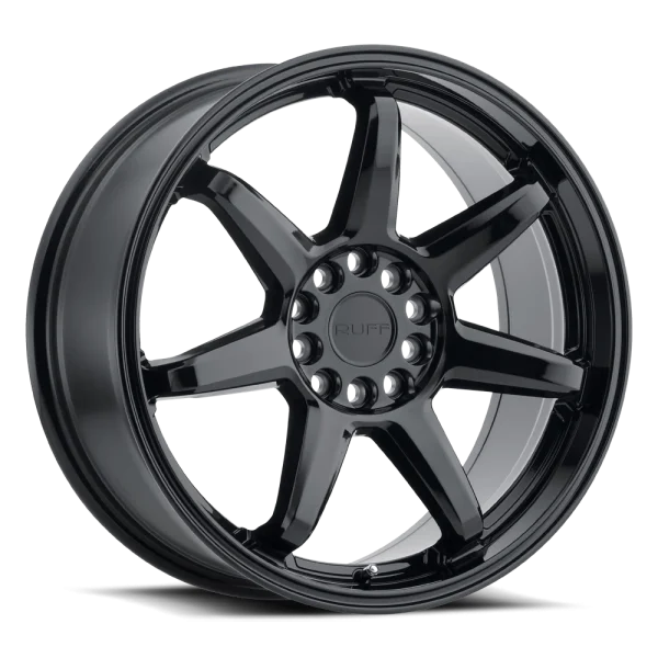 Ruff – SHIFT – Black – 18″x8″ 38mm – All weather Wheels – 1880SFT385D20B72