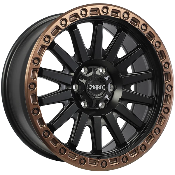 Ruffino HARD – BLAZE – Black – 17″x9″ 15mm – All weather Wheels – RUF741701