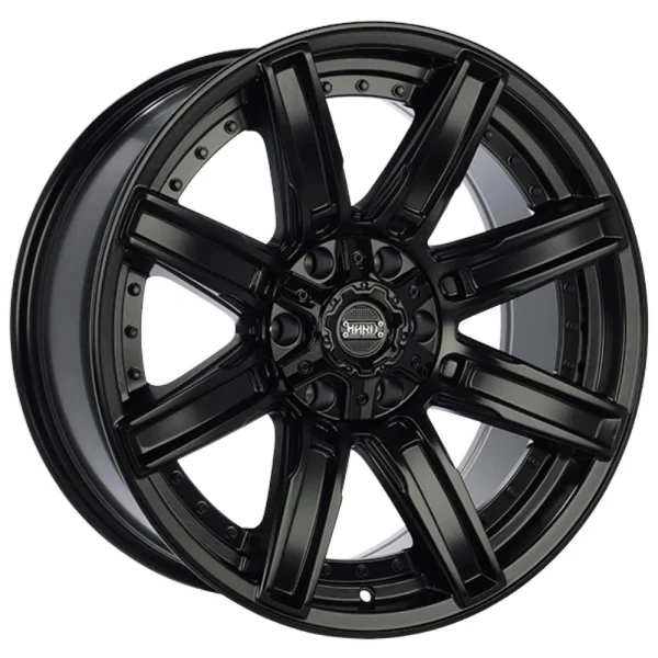Ruffino HARD – FORGED – Black – 16″x8″ 45mm – All weather Wheels – RUF611602