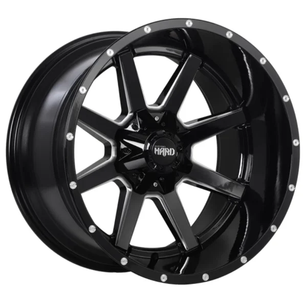 Ruffino HARD – Jolt – Black – 20″x12″ -44mm – Summer Wheels – RUF4520001