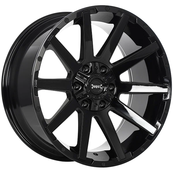 Ruffino HARD – Sinner – Black – 20″x9″ 0mm – All weather Wheels – RUF4820004