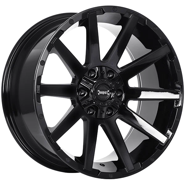 Ruffino HARD – Sinner – Black – 20″x9″ 15mm – All weather Wheels – RUF482001