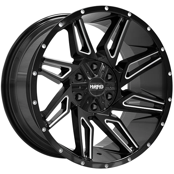 Ruffino HARD – Voodoo – Black – 20″x10″ -12mm – Summer Wheels – RUF5420001