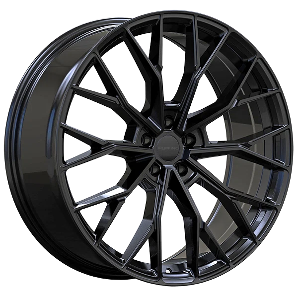 Ruffino Wheels – Alpine – Black – 22″x9″ 35mm – All weather Wheels – RUF722203