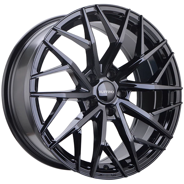 Ruffino Wheels – Atrax – Black – 19″x8.5″ 35mm – All weather Wheels – RUF5219003