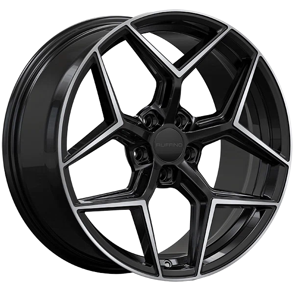 Ruffino Wheels – HANS – Black – 19″x8.5″ 35mm – Summer Wheels – RUF731901