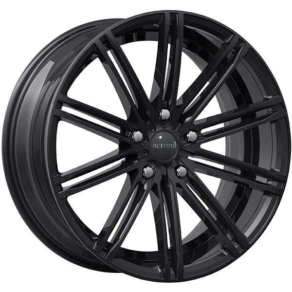 Ruffino Wheels – Nero – Black – 20″x9″ 35mm – All weather Wheels – RUF5920001