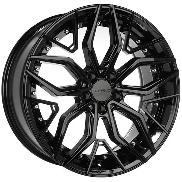 Ruffino Wheels – VF1 – Black – 19″x8.5″ 35mm – All weather Wheels – RUF621901