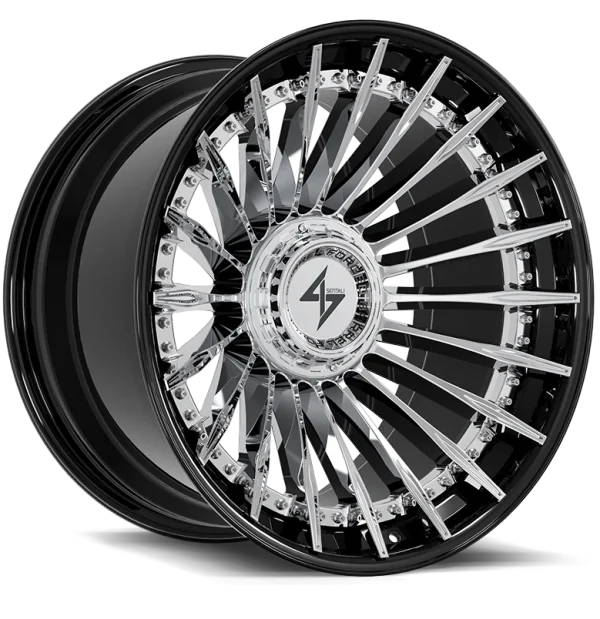 Sentali – BFX1 – Chrome – 22″x10″ -24mm – Summer Wheels – SBFX13221081243