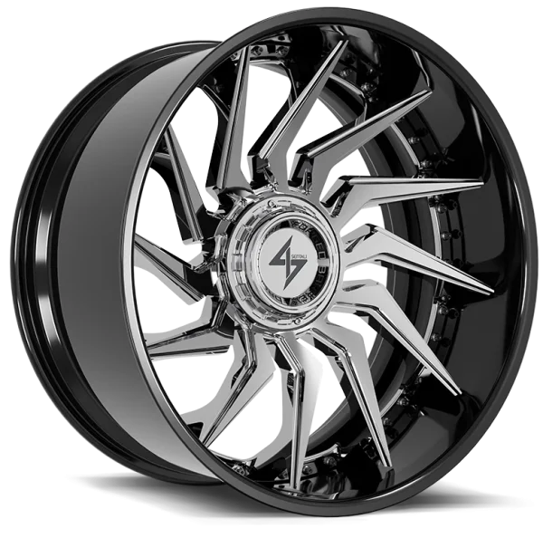 Sentali – BFX4 – Chrome – 22″x10″ -24mm – Summer Wheels – SBFX43221081243