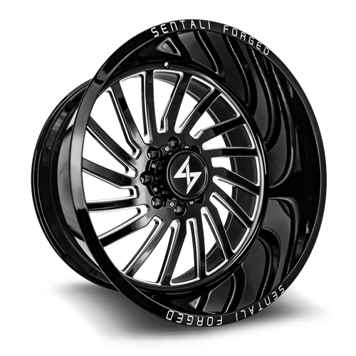 Sentali – Forged SF-1 – Black – 28″x16″ -99mm – Summer Wheels – SF128165199BM-L