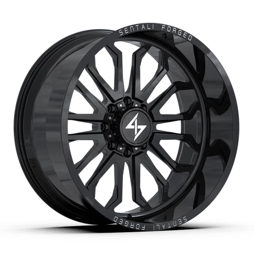 Sentali – Forged SF-3 – Black – 22″x10″ -24mm – All weather Wheels – SF322105224GB