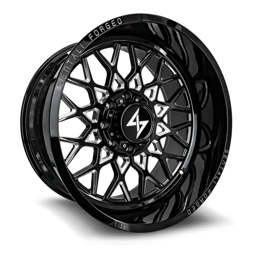 Sentali – Forged SF-5 – Black – 28″x16″ -99mm – Summer Wheels – SF528165199BM