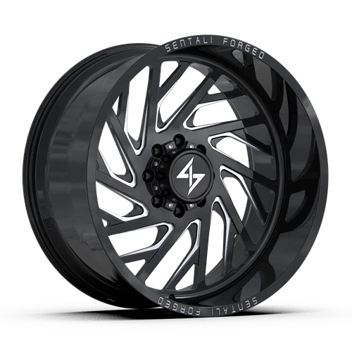 Sentali – Forged SF-7 – Black – 22″x10″ -24mm – Summer Wheels – SF722105224BM-R