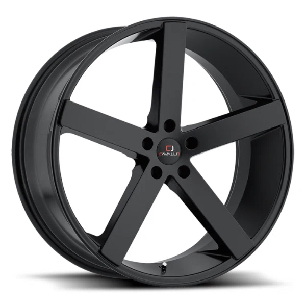 Spec-1 Racing – SP-5 – Black – 18″x8″ 35mm – All weather Wheels – SP-CLV-518805112+35GB