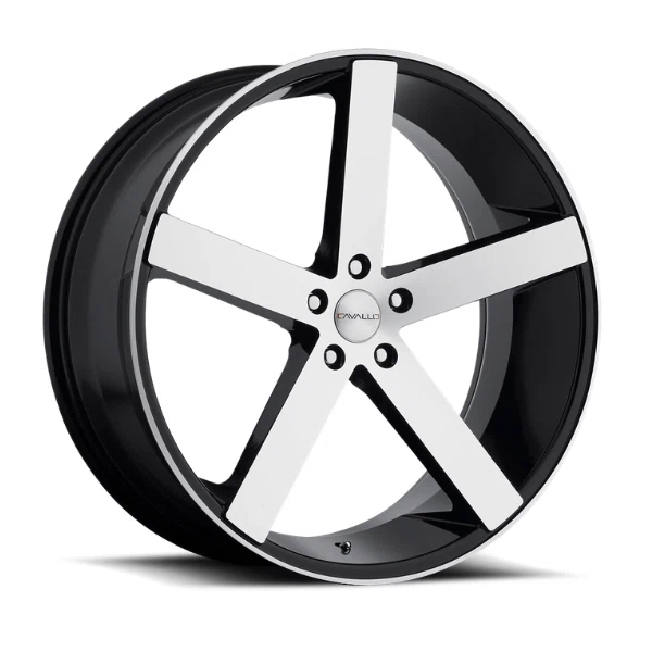 Spec-1 Racing – SP-5 – Black – 18″x8″ 35mm – Summer Wheels – SP-CLV-5188051143+35BM