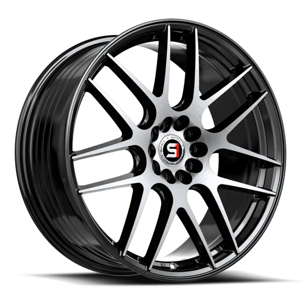 Spec-1 Racing – SP-65 – Black – 17″x8″ 42mm – Summer Wheels – SP-651782842BM