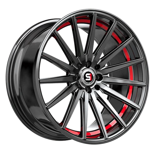 Spec-1 Racing – SP-69 – Black – 18″x8″ 38mm – All weather Wheels – SP-691883538GBRU