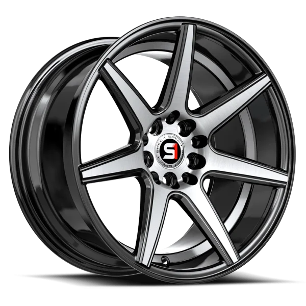 Spec-1 Racing – SP-73 – Black – 17″x7.5″ 42mm – Summer Wheels – SP-7317753842BMU