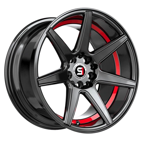 Spec-1 Racing – SP-73 – Black – 18″x8″ 38mm – All weather Wheels – SP-731883838GBRU