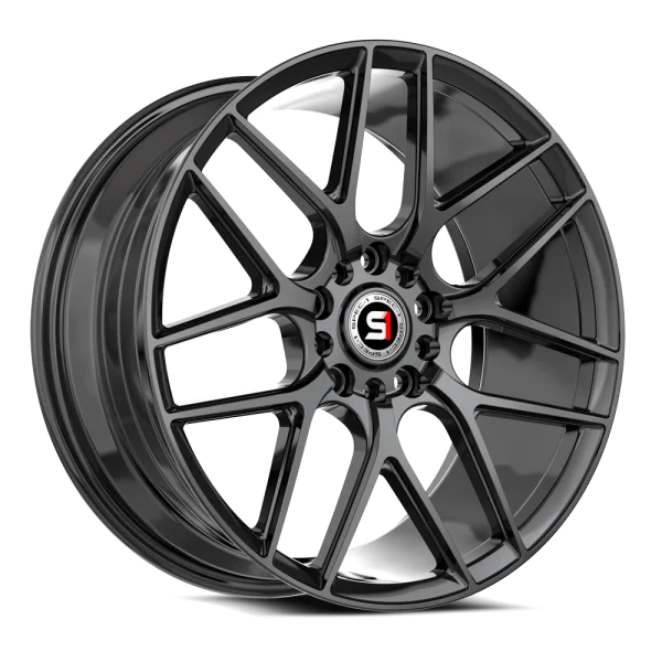 Spec-1 Racing – SP-78 – Black – 17″x7.5″ 35mm – All weather Wheels – SP-7817752335GB