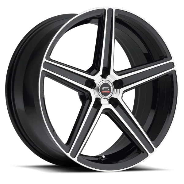Spec-1 Racing – SP-8 – Black – 18″x8.5″ 35mm – Summer Wheels – SP818851535GBM
