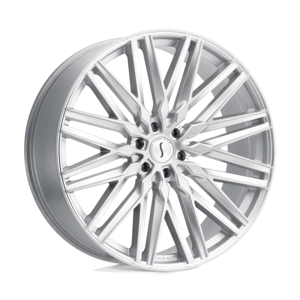 Status Wheels – ADAMAS – Silver – 20″x9″ 15mm – Summer Wheels – 2090ADM156140S12