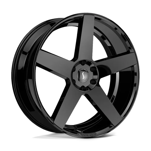 Status Wheels – EMPIRE – Black – 22″x9.5″ 30mm – All weather Wheels – 2295EMP305120B74