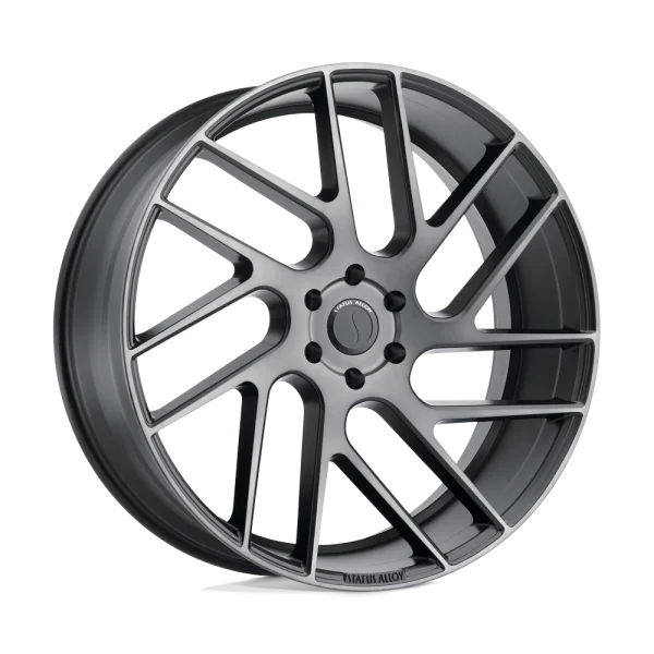 Status Wheels – JUGGERNAUT – Gunmetal – 20″x9″ 15mm – All weather Wheels – 2090JGR156114B76