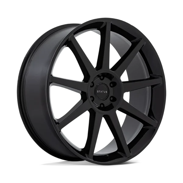 Status Wheels – MAMMOTH – Black – 22″x9.5″ 20mm – All weather Wheels – ST002BX22955720