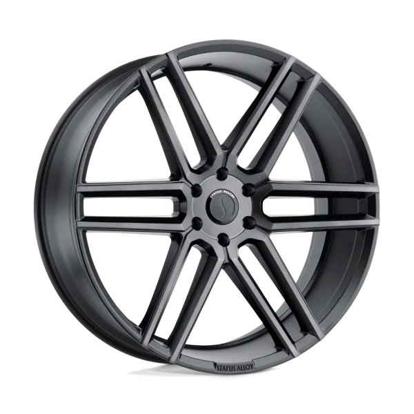 Status Wheels – TITAN – Gunmetal – 22″x9.5″ 30mm – All weather Wheels – 2295TTN306135B87