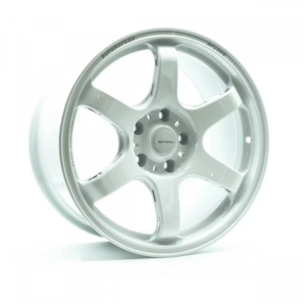 Superspeed – RF06RR – White – 18″x8.5″ 40mm – All weather Wheels – RF0618085405114FWH