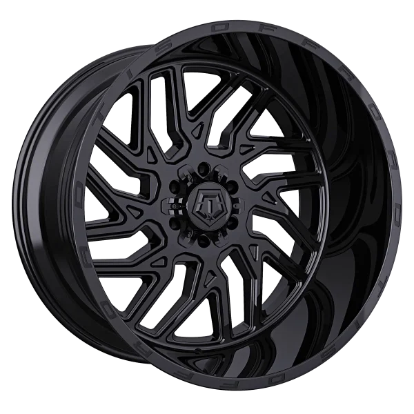 TIS Wheels – 544B – Black – 20″x10″ -25mm – All weather Wheels – 544B2106825