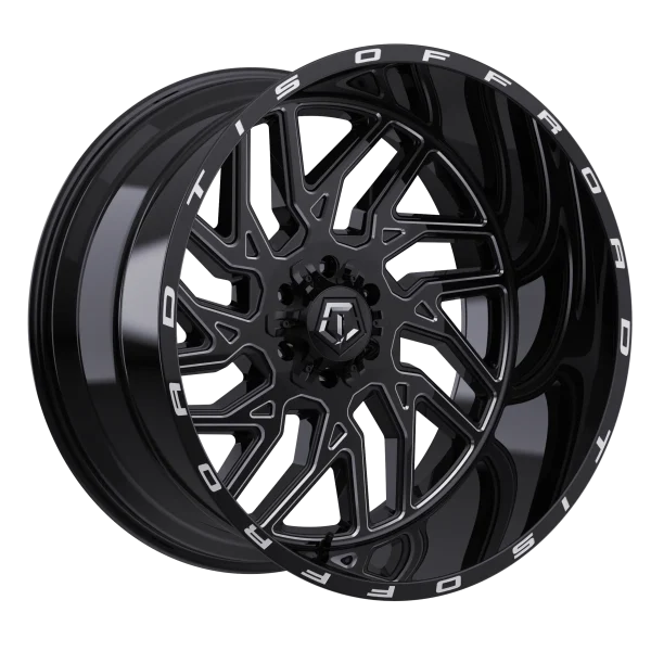 TIS Wheels – 544BM – Black – 20″x10″ -25mm – Summer Wheels – 544BM2106825