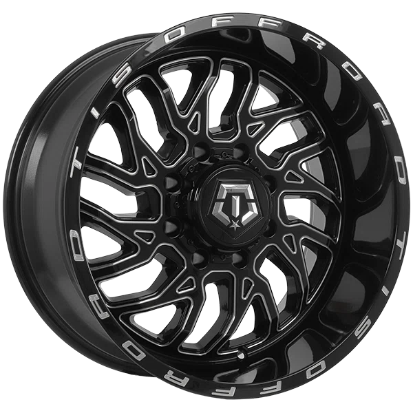 TIS Wheels – 544BM – Black – 20″x10″ -25mm – Summer Wheels – 544BM2108725