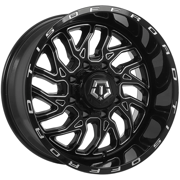 TIS Wheels – 544BM – Black – 20″x10″ -25mm – Summer Wheels – 544BM2108925