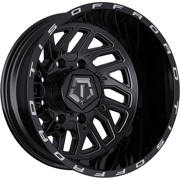 TIS Wheels – 544BM – Black – 20″x8.5″ -198mm – Summer Wheels – 544BM28299ROS