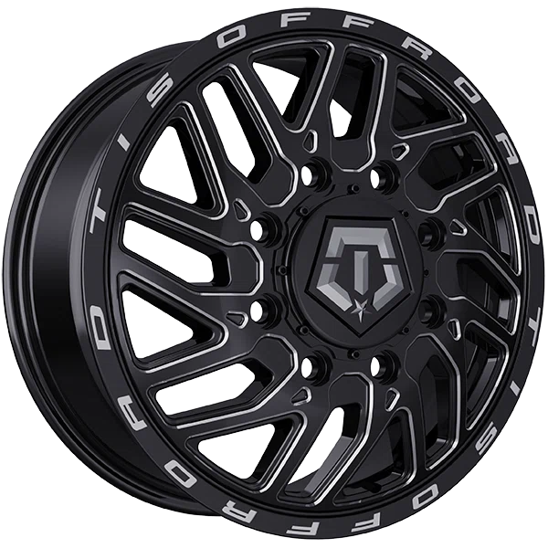 TIS Wheels – 544BM – Black – 20″x8.5″ 127mm – Summer Wheels – 544BM28299FS