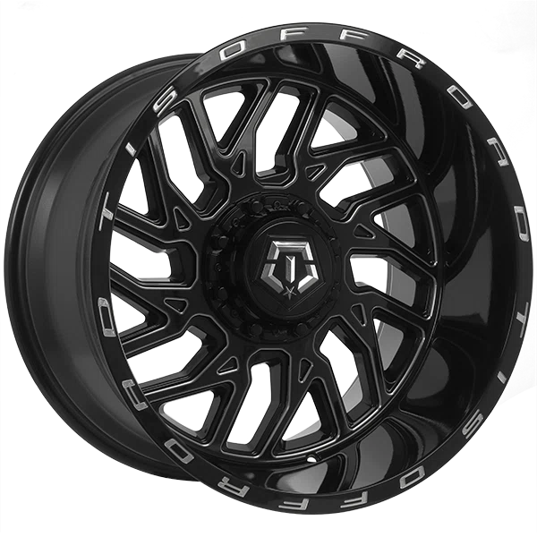TIS Wheels – 544BM – Black – 20″x12″ -44mm – Summer Wheels – 544BM2126844