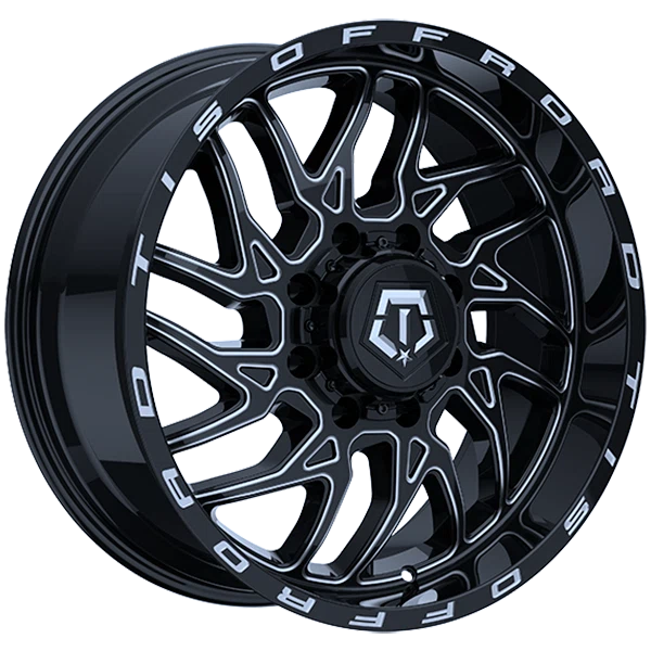 TIS Wheels – 544BM – Black – 22″x10″ -19mm – Summer Wheels – 544BM2208119S