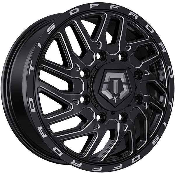 TIS Wheels – 544BM – Black – 20″x8.5″ 127mm – Summer Wheels – 544BM28292FS