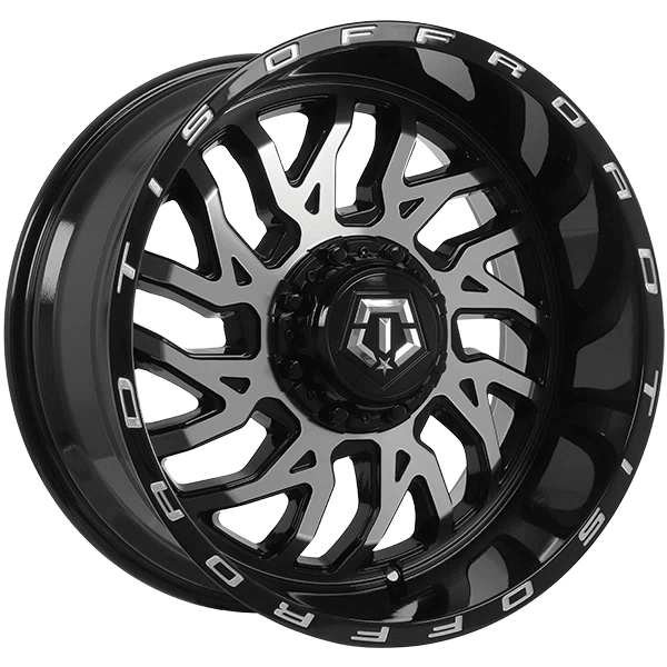 TIS Wheels – 544MB – Black – 22″x12″ -44mm – Summer Wheels – 544MB2228144S