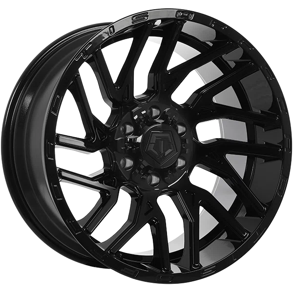 TIS Wheels – 554B – Black – 20″x10″ -19mm – All weather Wheels – 554B2106819S