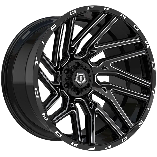 TIS Wheels – 554BM – Black – 20″x10″ -19mm – Summer Wheels – 554BM2106819S