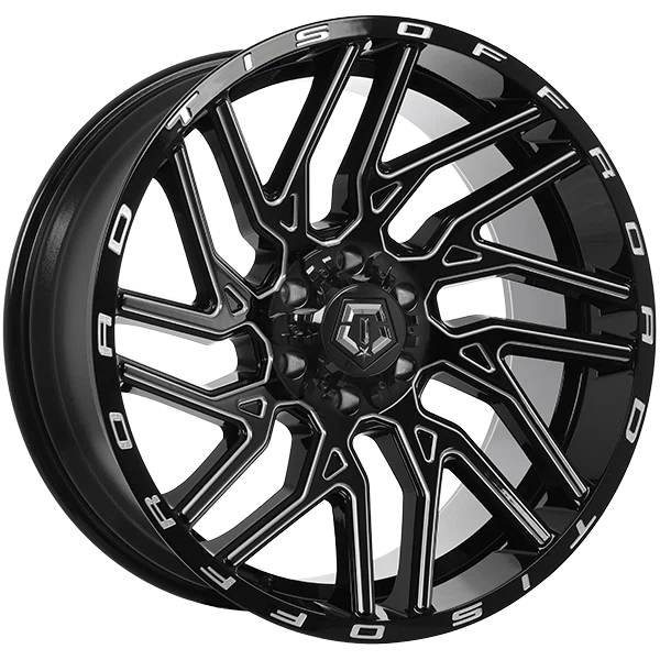 TIS Wheels – 554BM – Black – 22″x10″ -19mm – Summer Wheels – 554BM2206819S