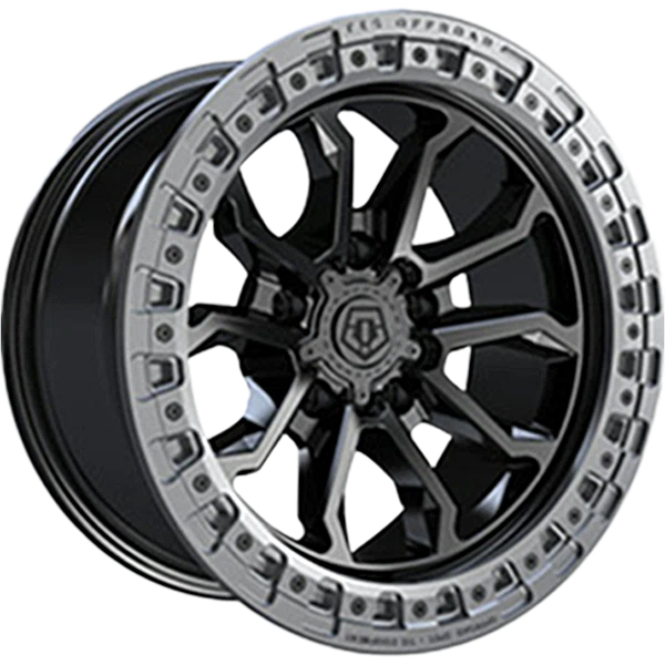 TIS Wheels – 556BA – Black – 20″x9″ 18mm – Summer Wheels – 556BA2098318