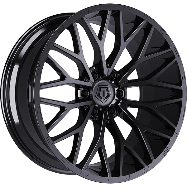 TIS Wheels – 566B – Black – 22″x12″ -44mm – All weather Wheels – 566B2228344