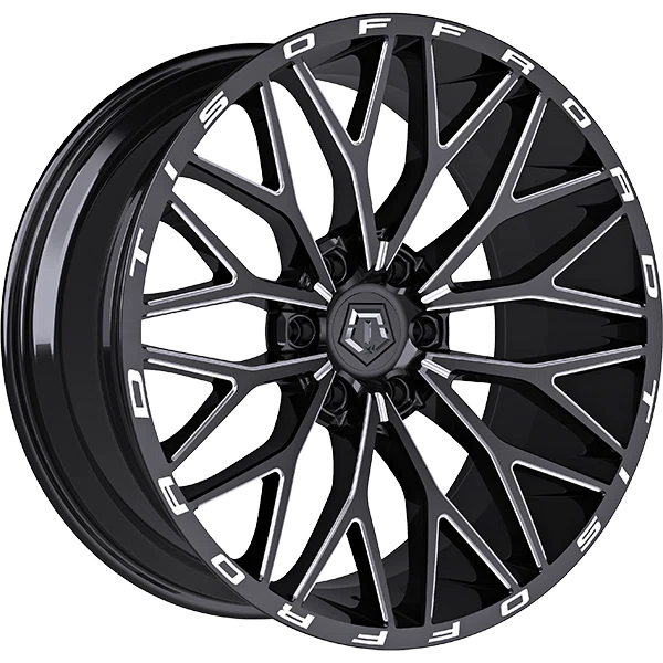 TIS Wheels – 566BM – Black – 20″x10″ -24mm – Summer Wheels – 566BM2106324