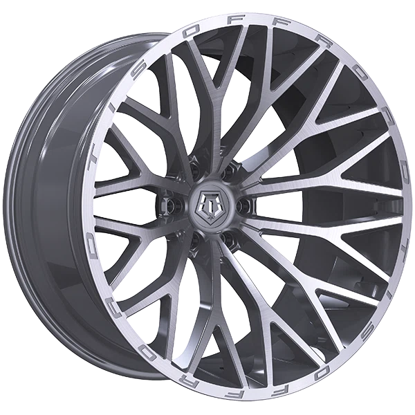 TIS Wheels – 566BSM – Silver – 20″x10″ -24mm – Summer Wheels – 566BSM2108324